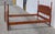 A masterclass in American craftsmanship, this vintage Whitney solid cherry full-size bed frame brings undeniable warmth...