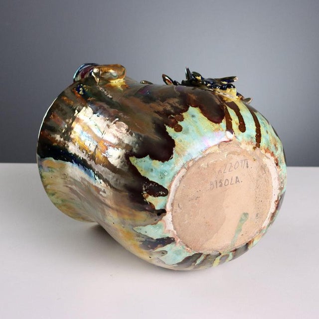 Ceramic Pourer by Giuseppe Mazzotti for Albisola For Sale - Image 9 of 11