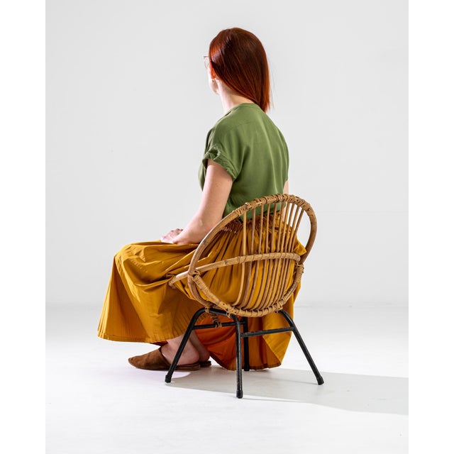 1960s French Bamboo Chair For Sale - Image 10 of 18