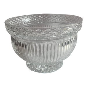 Vintage Lead Crystal Serving Bowl