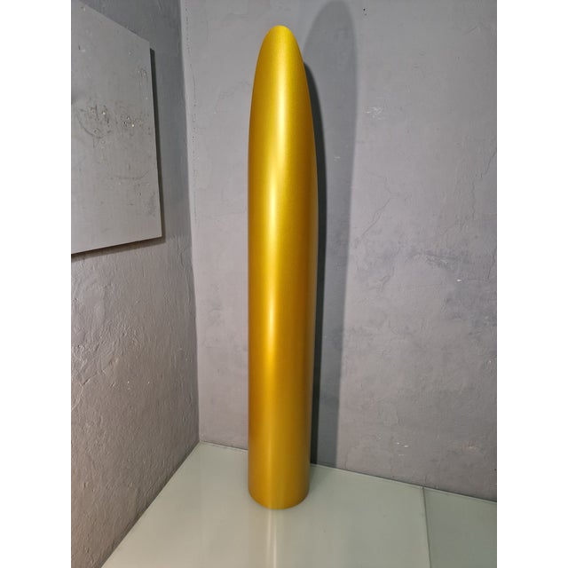 Model Unghia Nail Lipstick Floor Mirror in Gold For Sale - Image 4 of 13