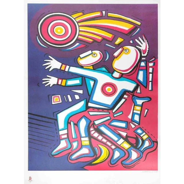 Alfredo Sosabravo, Athleticism, Lithograph, 2008 For Sale - Image 4 of 4