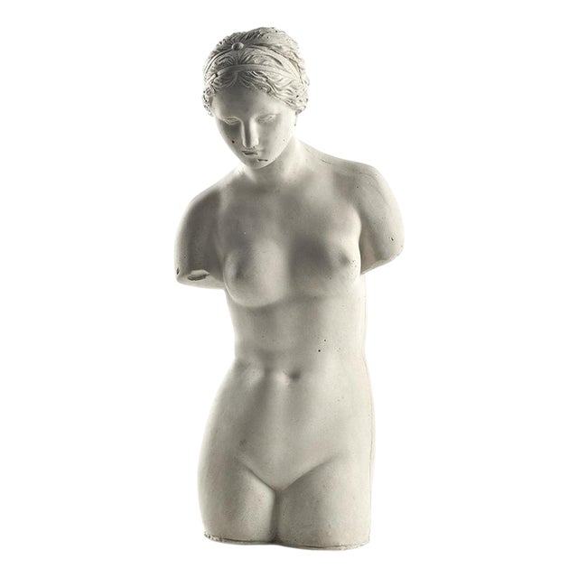 Plaster Sculpture of a Woman For Sale