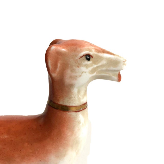Vintage Ceramic Greyhound Figurine Chairish