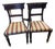 19th Century Pair of English Regency Side Chairs For Sale