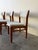 Wood Set of 4 Mid Century Danish Teak Dining Chairs – Scandinavian Modern Chairs 1960s For Sale - Image 7 of 10