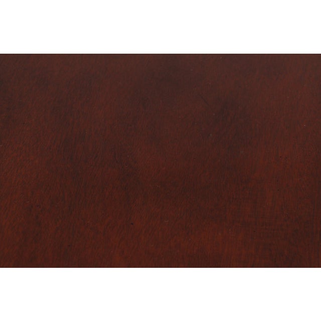 Baker Pair of Mahogany Round Plant Lamp Stands For Sale In Philadelphia - Image 6 of 12