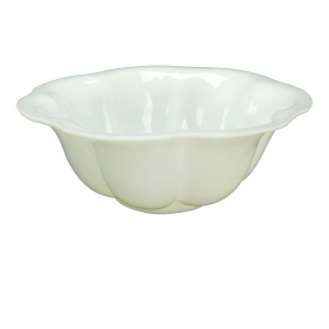Chinese Peking Glass Fluted Bowl Republic Period