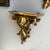 Wood 1940s Pair of Italian Baroque Gilt Wood Wall Shelves For Sale - Image 7 of 8