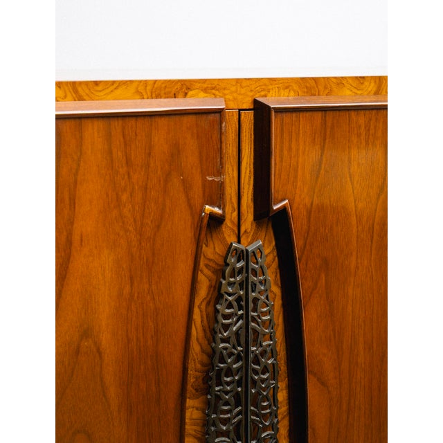 Mid Century Genova Tall Boy Chest of Drawers For Sale - Image 9 of 10