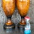 Vintage Late 20th Century Boho Burl Wood Urn Lamps - a Pair For Sale - Image 15 of 15