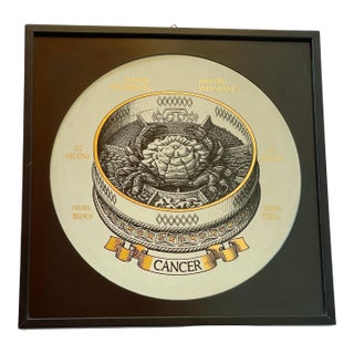 Fornasetti Zodiac Cancer Silk Screen Print For Sale
