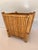 Vintage Split Reed Rattan & Bamboo Planter or Basket For Sale In Miami - Image 6 of 10