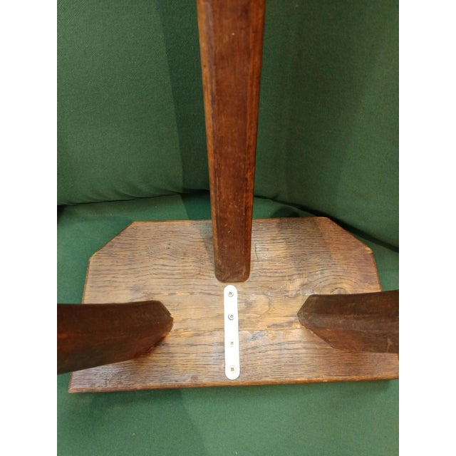 Vintage Brutalist Stools, 1950s, Set of 2 For Sale - Image 9 of 10