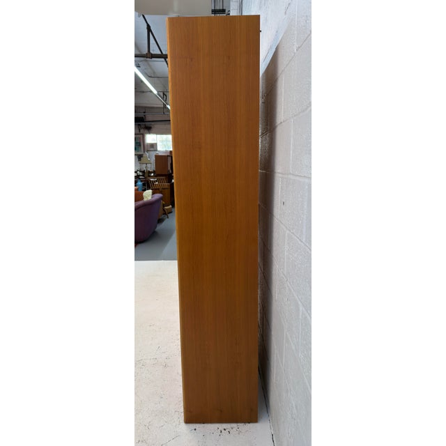 Wood Mid-Century Modern Danish Teak Bookcase With Drawers For Sale - Image 7 of 12