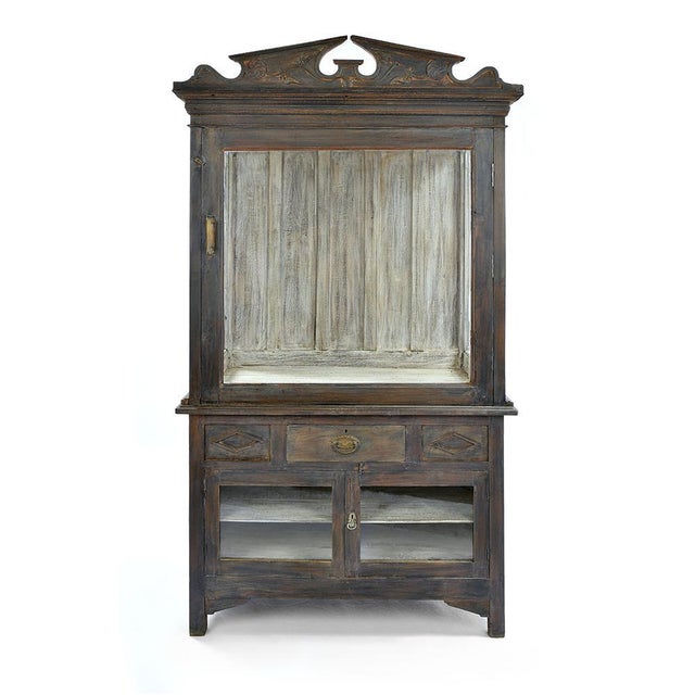 Large Wooden Showcase For Sale - Image 9 of 9