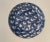 Antique 19th century Spongeware decorated blue and white stoneware plate probably from Lancaster County, PA. This gorgeous...
