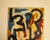 Abstract Vintage Double-Sided Painting, CoBrA-Style Abstraction & Mystical Figures 1950s For Sale - Image 3 of 6