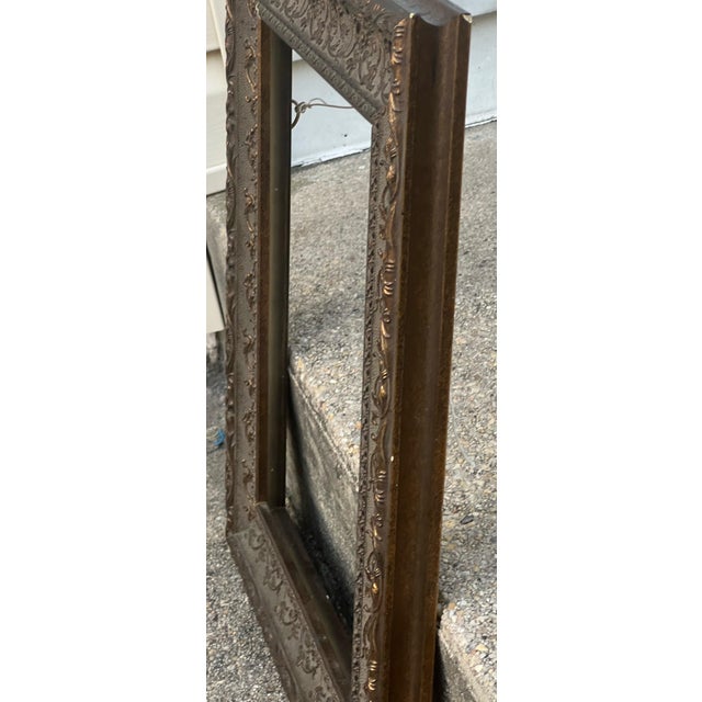 Late 19th Century ️ Antique Victorian Gold Gesso Solid Wood Picture Frame c.1880s For Sale - Image 5 of 12