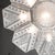 Art Deco Frosted Glass Cubist Geometric Detail & Fluted Chandelier Signed Leleu For Sale In New York - Image 6 of 18