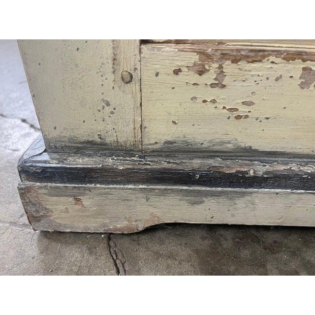 Beige 19th C. Gustavian Style Chest of Drawers W/ Brass Hardware For Sale - Image 8 of 14