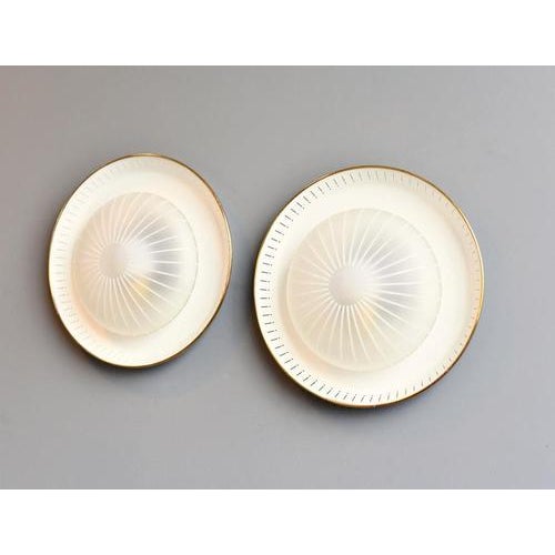 Mid-Century Modern Striped Glass Wall Lights, 1950s, Set of 2 For Sale - Image 11 of 11