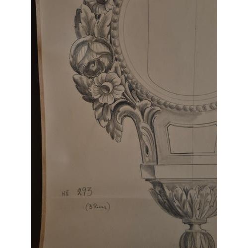 Unknown, Sketches, 1940s, Set of 3 For Sale - Image 6 of 17