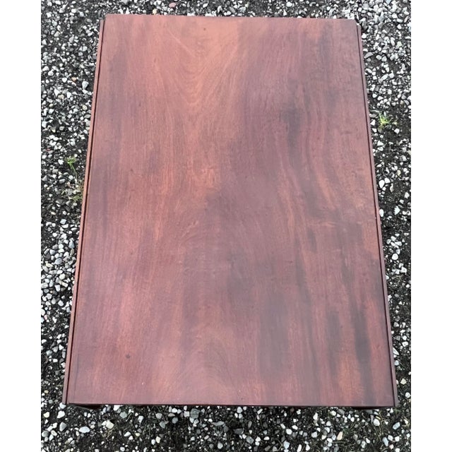 Antique American Federal Acanthus Carved Drop Leaf Table For Sale - Image 9 of 9