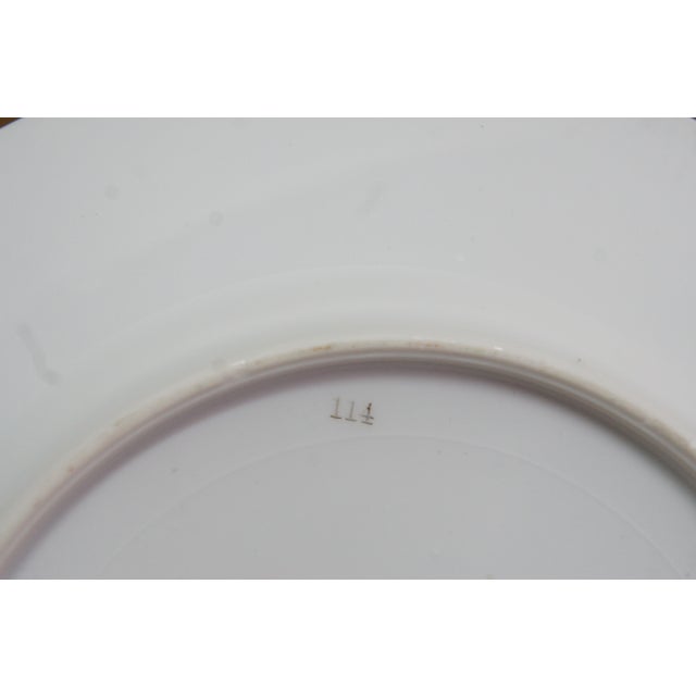 Vintage Rosenthal Meissen White Porcelain Dessert Plates Set Floral & Gold - Set of 6 For Sale - Image 11 of 11