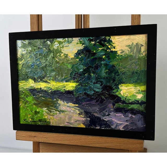 "№AAA6380 *** ABOUT THIS PAINTING *** * TITLE: ""A walk through the evening forest"" * ARTISTS: Boris Serdyuk * SIZE:...