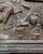 Metal Pair of Antique Continental Repoussé Cabinet Doors After David Teniers, C. 1880-1910 For Sale - Image 7 of 10