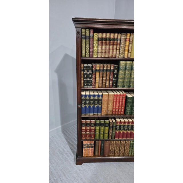 Late 19th Century Oak Open Adjustable Library Bookcase, 1880s For Sale - Image 5 of 10