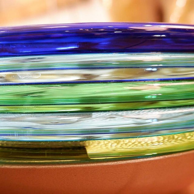 Murano Glass Wall Lamps, 1980s, Set of 3 For Sale - Image 10 of 12