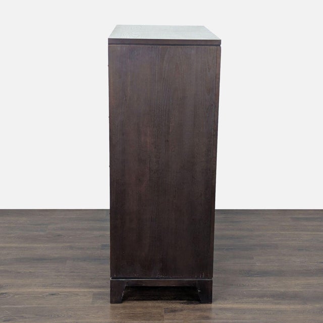 2010s Ethan Allen Entertainment Armoire With Two Drawers For Sale - Image 5 of 10