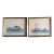 Chinese /Asian Hand Painted Boat Pictures Framed in Black and Gold. Charming. For Sale