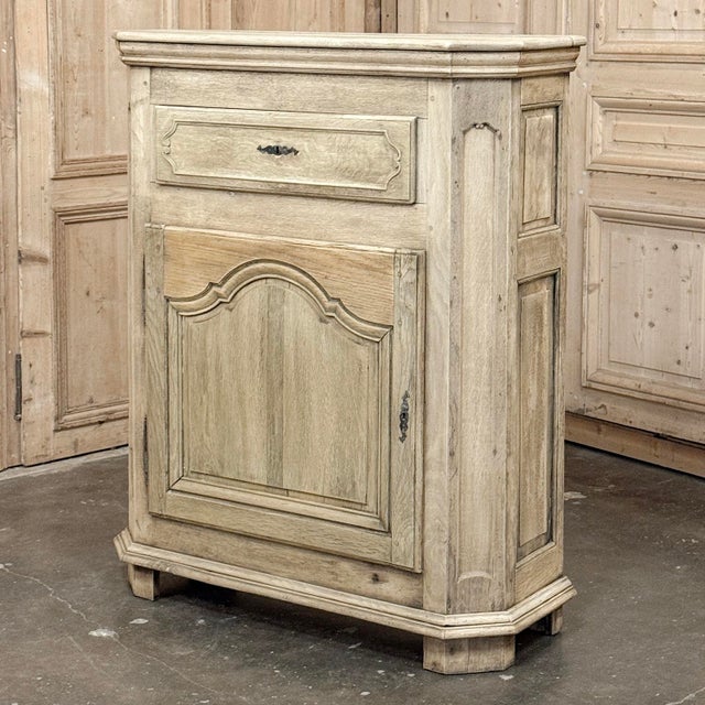French Country 18th Century Country French Louis XV Stripped Oak Confiturier For Sale - Image 3 of 18