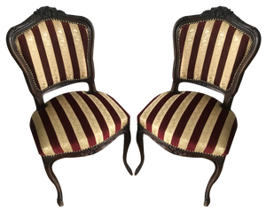Set of 19th Century Black Side Chairs
