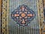 1820s Blue Medallion Design Antique Ningxia Rug 2' X 3'6'' Handknotted Wool Carpet For Sale - Image 4 of 6