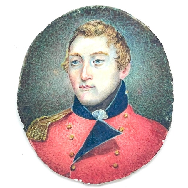 Mid 18th Century Robert Stewart Miniature Portrait For Sale - Image 5 of 10