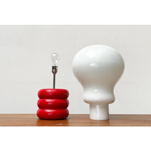 Mid-Century German Space Age Model Giant Bulb Floor or Table Lamp by Ingo Maurer for M Design, 1960s For Sale - Image 18 of 18