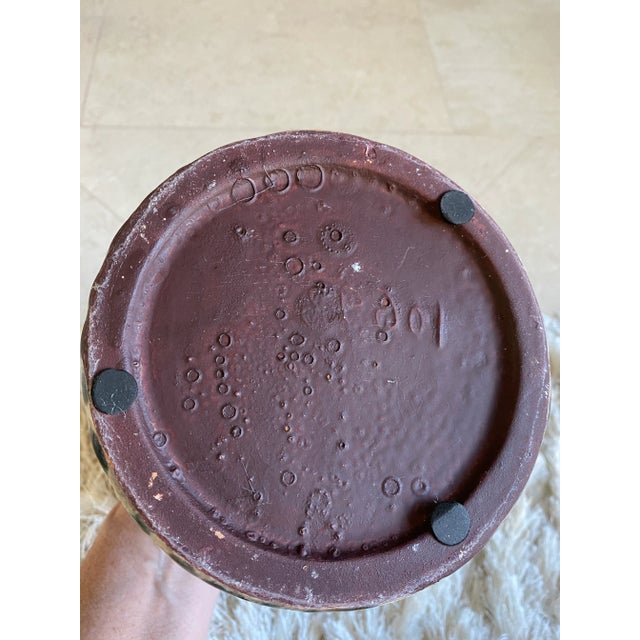 Vintage 1970’s Rustic Studio Pottery Vase For Sale In Los Angeles - Image 6 of 11