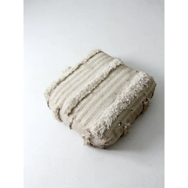 Vintage Moroccan Style Floor Pillow For Sale - Image 12 of 13
