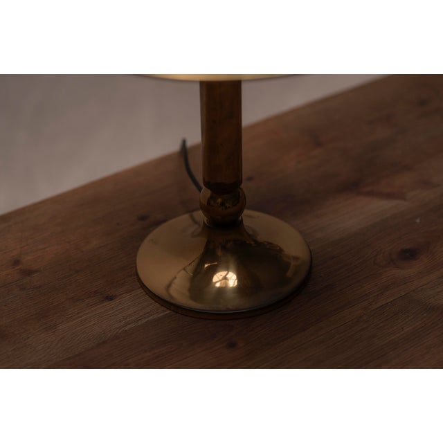 1970s Vintage German Brass Table Lamp by Florian Schulz, 1970s For Sale - Image 5 of 10