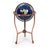 A fabulously beautiful and informative inlaid semi-precious stone globe on a copper tone stand. The globe comes complete...