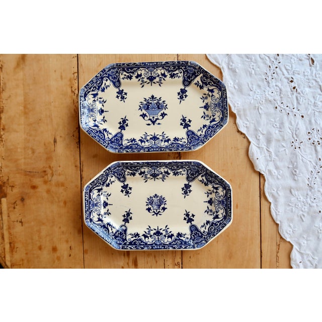 19th Century Iron Ore Raviers with Rouen Pattern from Longchamp, Set of 2 For Sale - Image 9 of 9