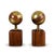 Brass and Wood Sphere Sculptures from Ardisur, Spain, 1970s, Set of 2 For Sale - Image 13 of 13