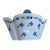 Mid 20th Century Porcelain Basket by Haviland Limoges Trinket or Candy Dish For Sale