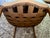 A beautiful antique French bergère armchair in golden velvet with a carved fruitwood frame. This is a serious piece of...