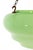 Glass Art Deco Green Ceiling Light For Sale - Image 7 of 9