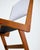 Vintage Wooden Chair with Grey Upholstery, 1970s For Sale - Image 4 of 5